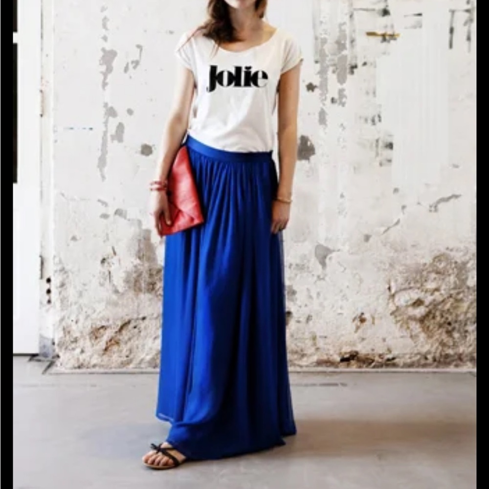 Maison Scotch of Scotch and Soda size 3/large Royal blue long skirt